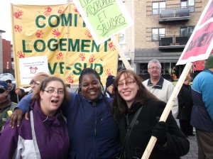 Manifestation pour le droit au logement