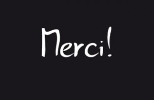 Merci !